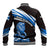 Scotland Lion Baseball Jacket with Blue and White Saltire and Tartan Pattern - Wonder Print Shop