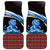 Scotland Lion Car Mats with Blue and White Saltire and Tartan Pattern - Wonder Print Shop