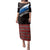 Scotland Lion Family Matching Puletasi and Hawaiian Shirt with Blue and White Saltire and Tartan Pattern - Wonder Print Shop