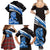 Scotland Lion Family Matching Summer Maxi Dress and Hawaiian Shirt with Blue and White Saltire and Tartan Pattern - Wonder Print Shop