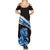 Scotland Lion Family Matching Summer Maxi Dress and Hawaiian Shirt with Blue and White Saltire and Tartan Pattern - Wonder Print Shop