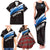 Scotland Lion Family Matching Tank Maxi Dress and Hawaiian Shirt with Blue and White Saltire and Tartan Pattern - Wonder Print Shop