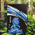 Scotland Lion Garden Flag with Blue and White Saltire and Tartan Pattern - Wonder Print Shop