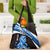 Scotland Lion Grocery Bag with Blue and White Saltire and Tartan Pattern - Wonder Print Shop