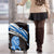 Scotland Lion Luggage Cover with Blue and White Saltire and Tartan Pattern - Wonder Print Shop