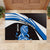 Scotland Lion Rubber Doormat with Blue and White Saltire and Tartan Pattern - Wonder Print Shop