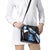 Scotland Lion Shoulder Handbag with Blue and White Saltire and Tartan Pattern - Wonder Print Shop