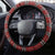 Scotland Lion Steering Wheel Cover with Blue and White Saltire and Tartan Pattern - Wonder Print Shop