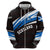 Scotland Lion Zip Hoodie with Blue and White Saltire and Tartan Pattern - Wonder Print Shop