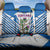 Scotland Thistle and Saltire Back Car Seat Cover with Blue and White National Design - Wonder Print Shop