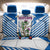 Scotland Thistle and Saltire Back Car Seat Cover with Blue and White National Design - Wonder Print Shop