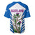 Scotland Thistle and Saltire Baseball Jersey with Blue and White National Design - Wonder Print Shop