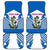 Scotland Thistle and Saltire Car Mats with Blue and White National Design - Wonder Print Shop
