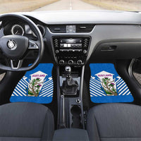 Scotland Thistle and Saltire Car Mats with Blue and White National Design - Wonder Print Shop