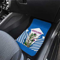 Scotland Thistle and Saltire Car Mats with Blue and White National Design - Wonder Print Shop