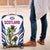 Scotland Thistle and Saltire Luggage Cover with Blue and White National Design - Wonder Print Shop