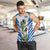 Scotland Thistle and Saltire Men Tank Top with Blue and White National Design - Wonder Print Shop