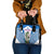Scotland Thistle and Saltire Shoulder Handbag with Blue and White National Design - Wonder Print Shop