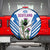 Scotland Thistle and Saltire Spare Tire Cover with Blue and White National Design - Wonder Print Shop