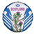 Scotland Thistle and Saltire Spare Tire Cover with Blue and White National Design - Wonder Print Shop