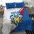 Scotland Blue Tartan Bedding Set with Crest and Saltire Shield Design - Wonder Print Shop