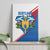 Scotland Blue Tartan Canvas Wall Art with Crest and Saltire Shield Design - Wonder Print Shop