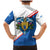 Scotland Blue Tartan Family Matching Mermaid Dress and Hawaiian Shirt with Crest and Saltire Shield Design - Wonder Print Shop