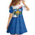 Scotland Blue Tartan Family Matching Tank Maxi Dress and Hawaiian Shirt with Crest and Saltire Shield Design - Wonder Print Shop