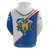 Scotland Blue Tartan Hoodie with Crest and Saltire Shield Design - Wonder Print Shop