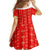Armenian Traditional Red Family Matching Summer Maxi Dress and Hawaiian Shirt with Gold Cross Pattern and Flag Crest - Wonder Print Shop