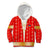 Armenian Traditional Red Kid Hoodie with Gold Cross Pattern and Flag Crest - Wonder Print Shop