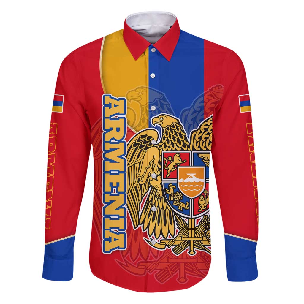 Armenia Flag Family Matching Puletasi and Hawaiian Shirt with National Coat of Arms and Map Design - Wonder Print Shop