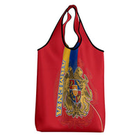 Armenia Flag Grocery Bag with National Coat of Arms and Map Design - Wonder Print Shop