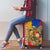 Armenia Flag Luggage Cover with National Coat of Arms and Map Design - Wonder Print Shop