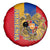 Armenia Flag Spare Tire Cover with National Coat of Arms and Map Design - Wonder Print Shop