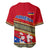Armenia Traditional Pattern Baseball Jersey with Floral Motif and National Flag Design - Wonder Print Shop