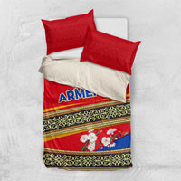 Armenia Traditional Pattern Bedding Set with Floral Motif and National Flag Design - Wonder Print Shop