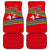 Armenia Traditional Pattern Car Mats with Floral Motif and National Flag Design - Wonder Print Shop