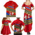 Armenia Traditional Pattern Family Matching Summer Maxi Dress and Hawaiian Shirt with Floral Motif and National Flag Design - Wonder Print Shop
