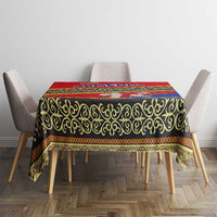 Armenia Traditional Pattern Tablecloth with Floral Motif and National Flag Design - Wonder Print Shop
