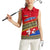 Armenia Traditional Pattern Women Sleeveless Polo Shirt with Floral Motif and National Flag Design - Wonder Print Shop