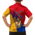 Armenia Flag Colors Family Matching Summer Maxi Dress and Hawaiian Shirt with National Emblem and Map Design - Wonder Print Shop