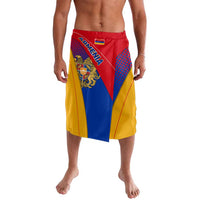 Armenia Flag Colors Lavalava with National Emblem and Map Design - Wonder Print Shop
