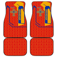 Armenia Flag-Inspired Car Mats with Ornamental Cross and Geometric Pattern Design - Wonder Print Shop