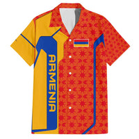 Armenia Flag-Inspired Family Matching Puletasi and Hawaiian Shirt with Ornamental Cross and Geometric Pattern Design - Wonder Print Shop