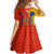 Armenia Flag-Inspired Family Matching Summer Maxi Dress and Hawaiian Shirt with Ornamental Cross and Geometric Pattern Design - Wonder Print Shop
