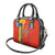 Armenia Flag-Inspired Shoulder Handbag with Ornamental Cross and Geometric Pattern Design - Wonder Print Shop