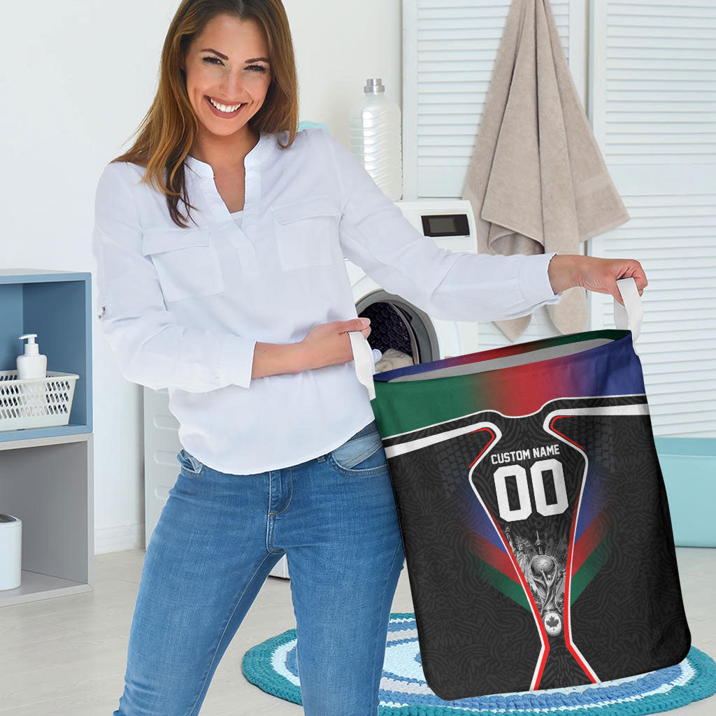 Personalized World Football 2026 Host Nations Laundry Basket USA Canada Mexico Soccer Trophy