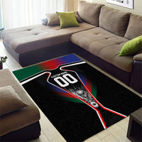 Personalized World Football 2026 Host Nations Area Rug USA Canada Mexico Soccer Trophy