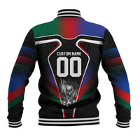 Personalized World Football 2026 Host Nations Baseball Jacket USA Canada Mexico Soccer Trophy